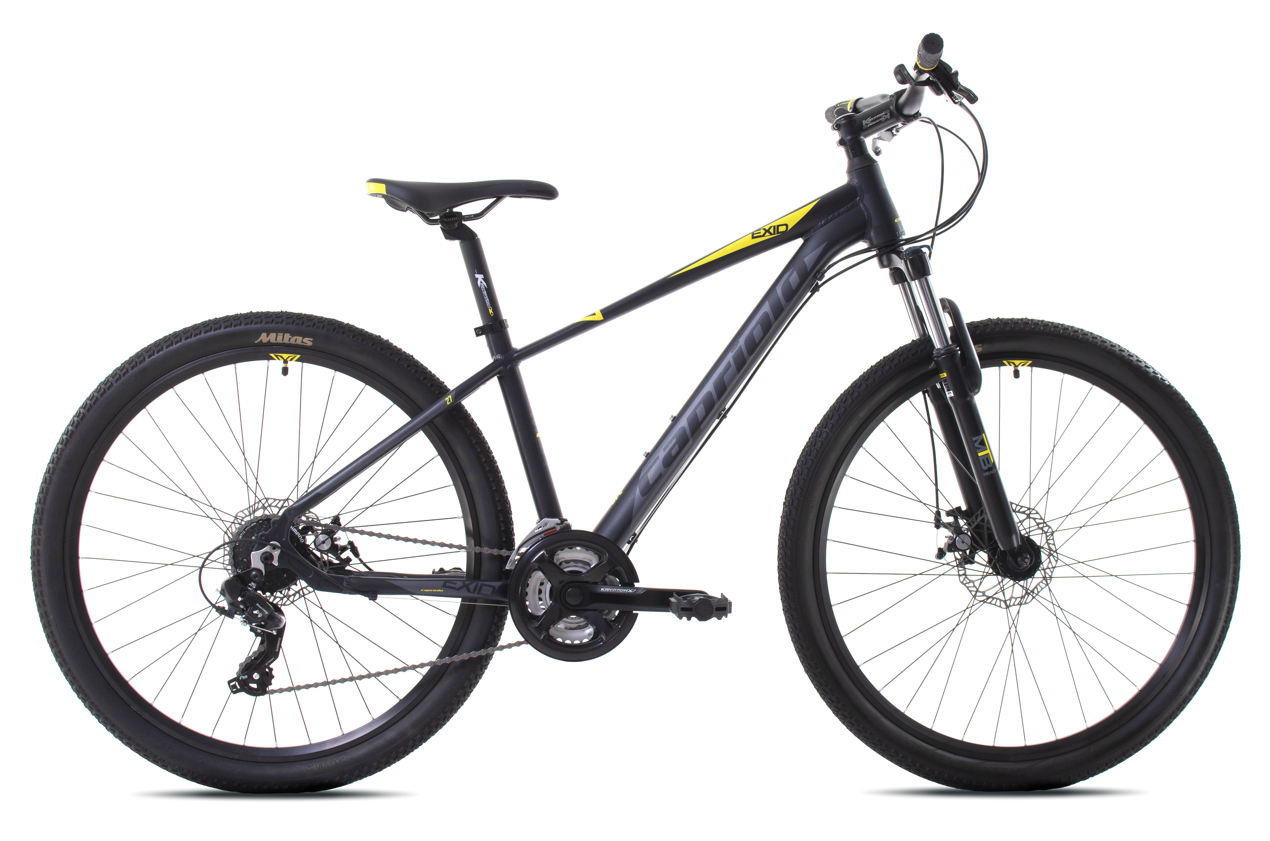 bicikl capriolo exid 27.5 crno - žuti - Fanatic Sport